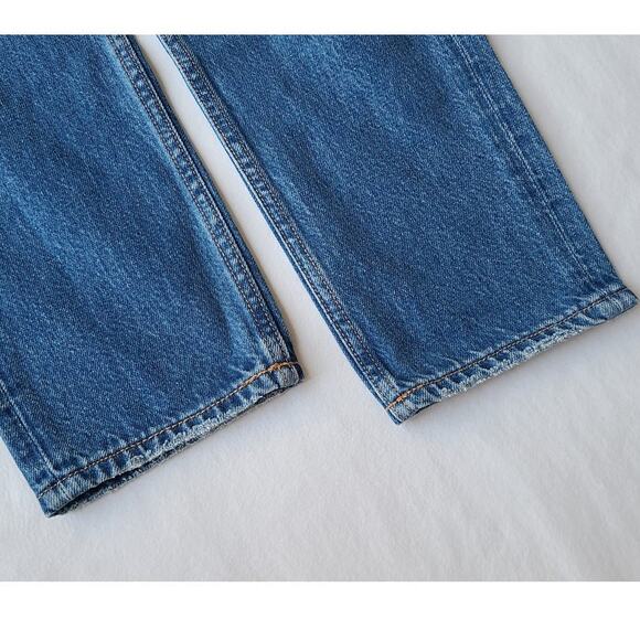 Rag & Bone Rosa Mid-Rise Ankle Boyfriend Clean Mick Blue Jeans Size 24 EUC - Picture 16 of 16